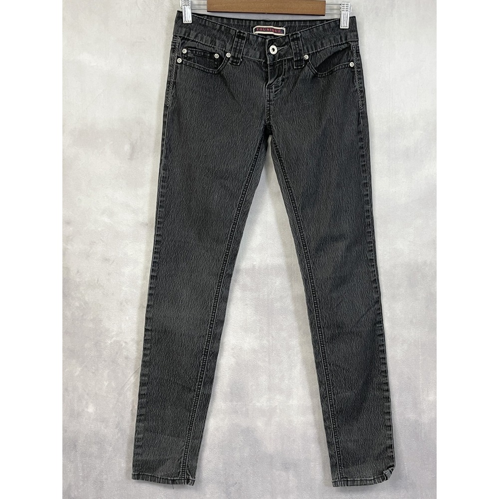 Y2K Younique‎ Skinny Jeans Size 3 Low Rise Stretch Indie Grunge Goth Punk Emo
